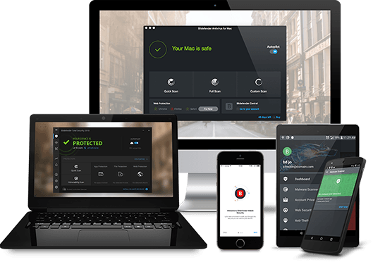 install bitdefender on all devices